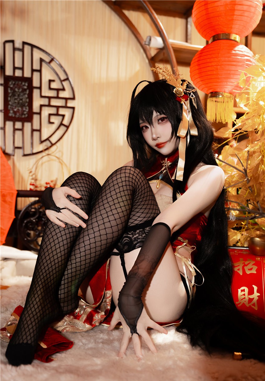 二佐Nisa 碧蓝航线 大凤旗袍[38P-1.08G]