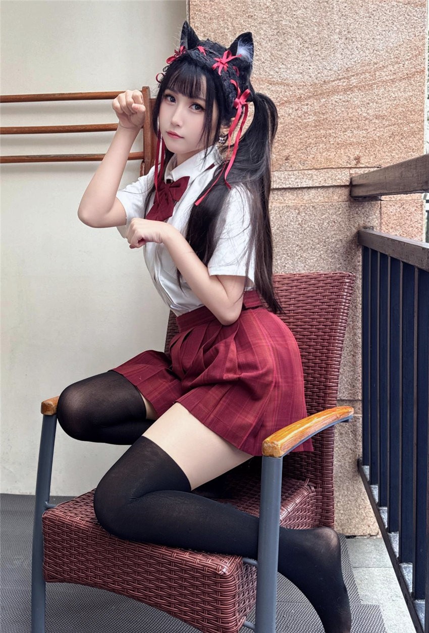 不呆猫 温泉双马尾JK[22P1V-712MB]