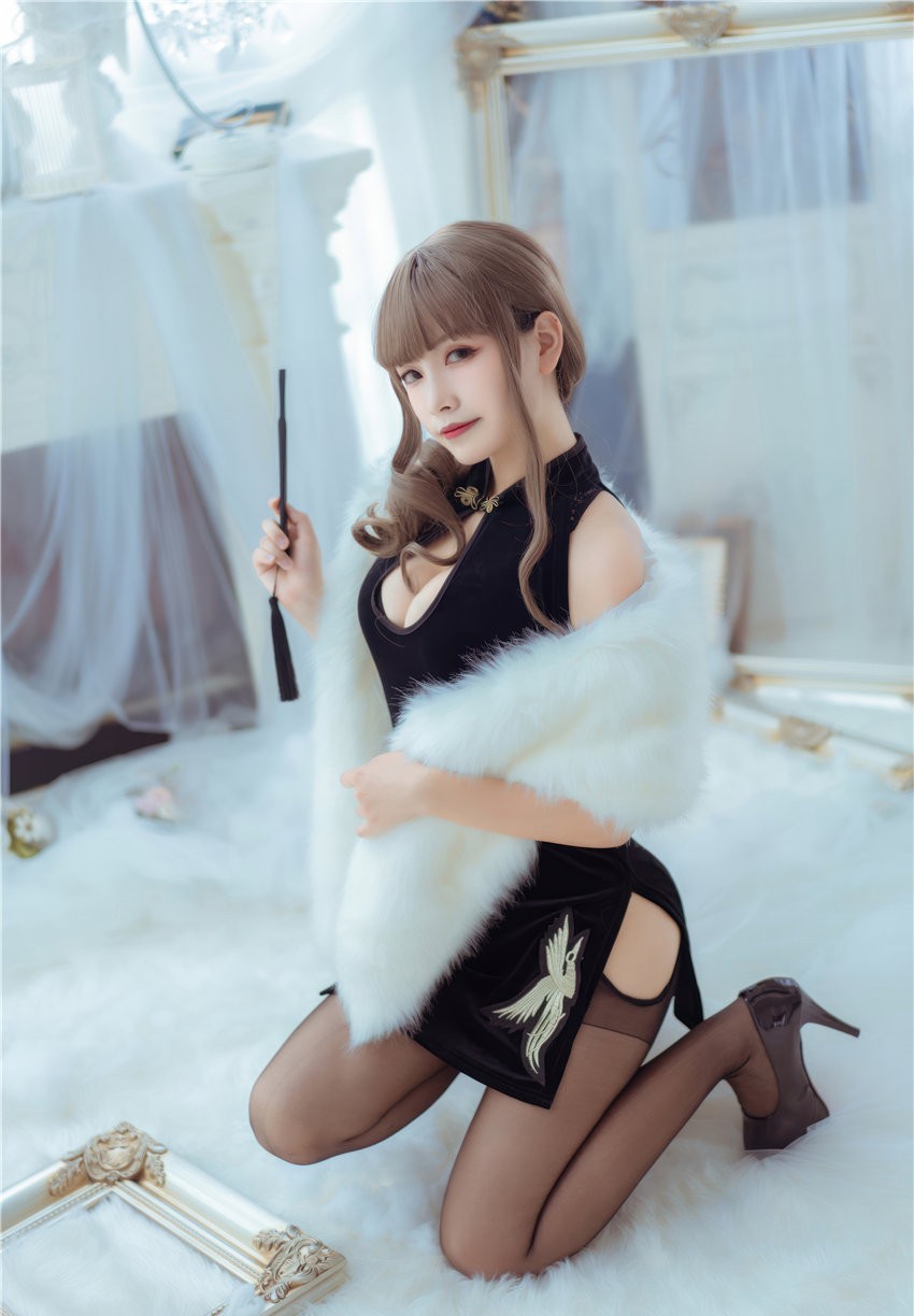 Neko-薇薇 改良黑旗袍[35P-226M]