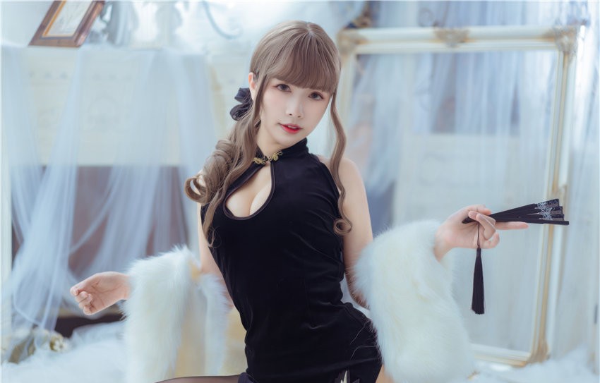 Neko-薇薇 改良黑旗袍[35P-226M]