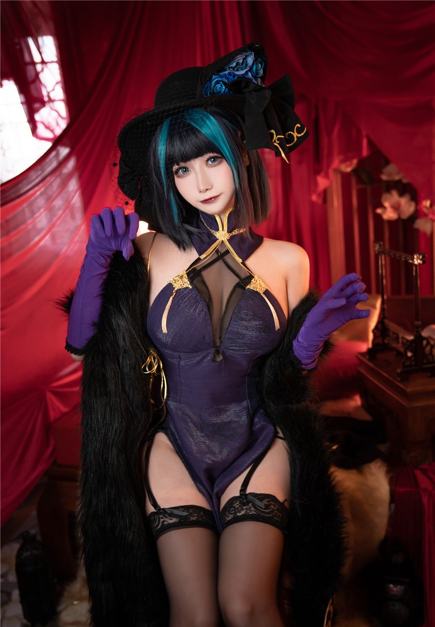 Momoko葵葵 碧蓝航线柴郡 音乐绚烂CaitSith [16P-22MB]