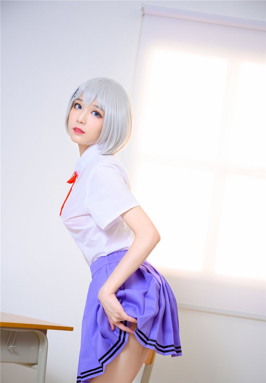 Tomoyo酱 鸢一折纸 校服 [12P-61MB]