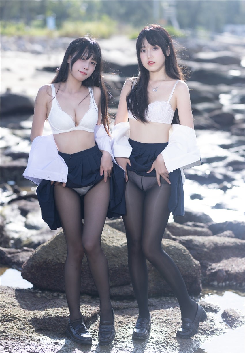 不呆猫 海边双人JK[51P1V-1.03GB]