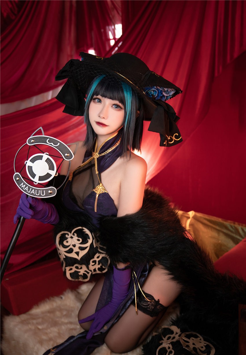 Momoko葵葵 碧蓝航线柴郡 音乐绚烂CaitSith [16P-22MB]