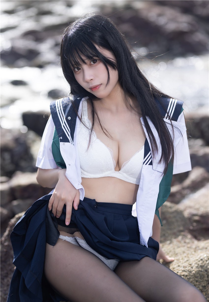 不呆猫 海边双人JK[51P1V-1.03GB]