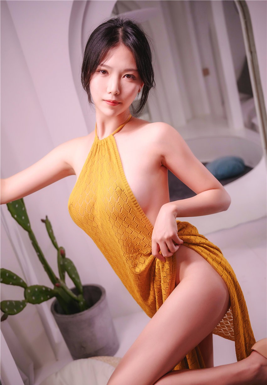 抖娘-利世 激凸黄色[46P-850MB]