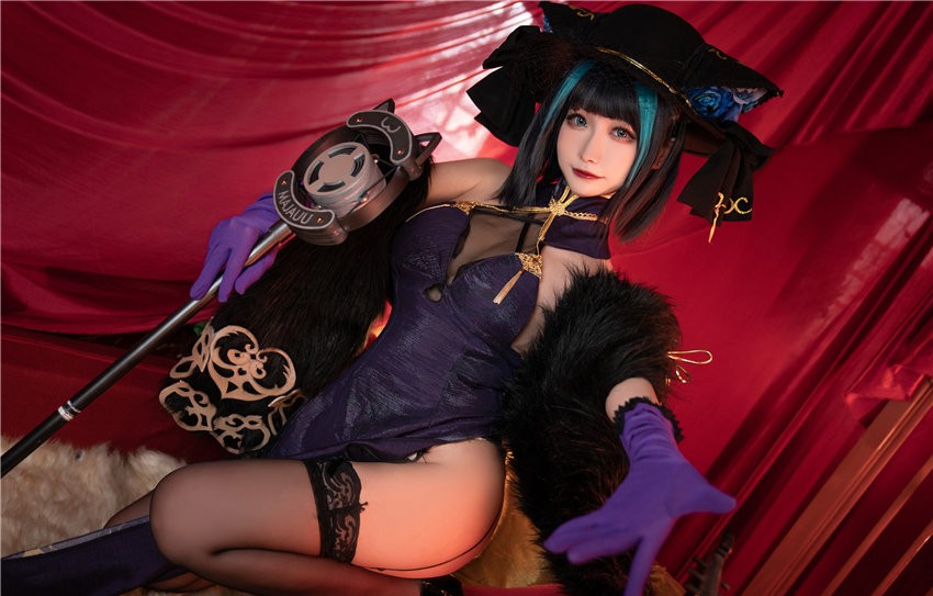 Momoko葵葵 碧蓝航线柴郡 音乐绚烂CaitSith [16P-22MB]