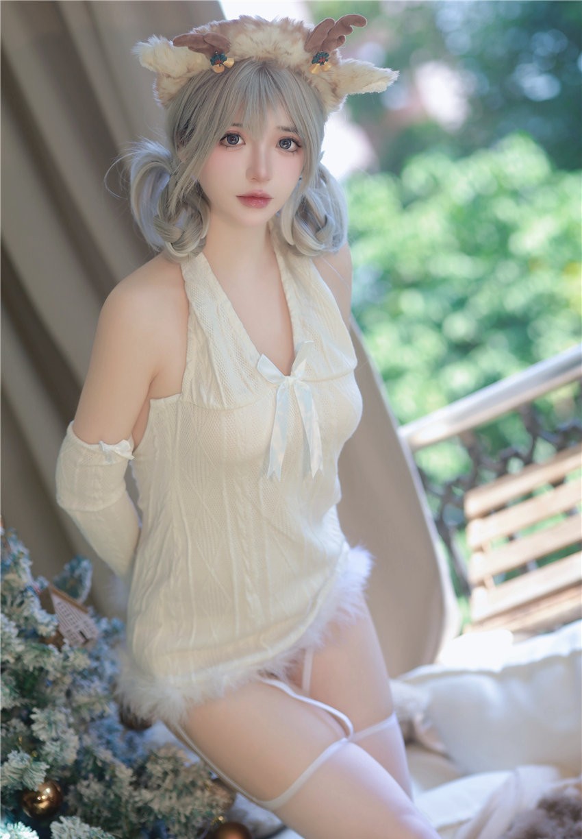 疯猫ss 2023圣诞特典 白色毛衣[98P1V-759MB]