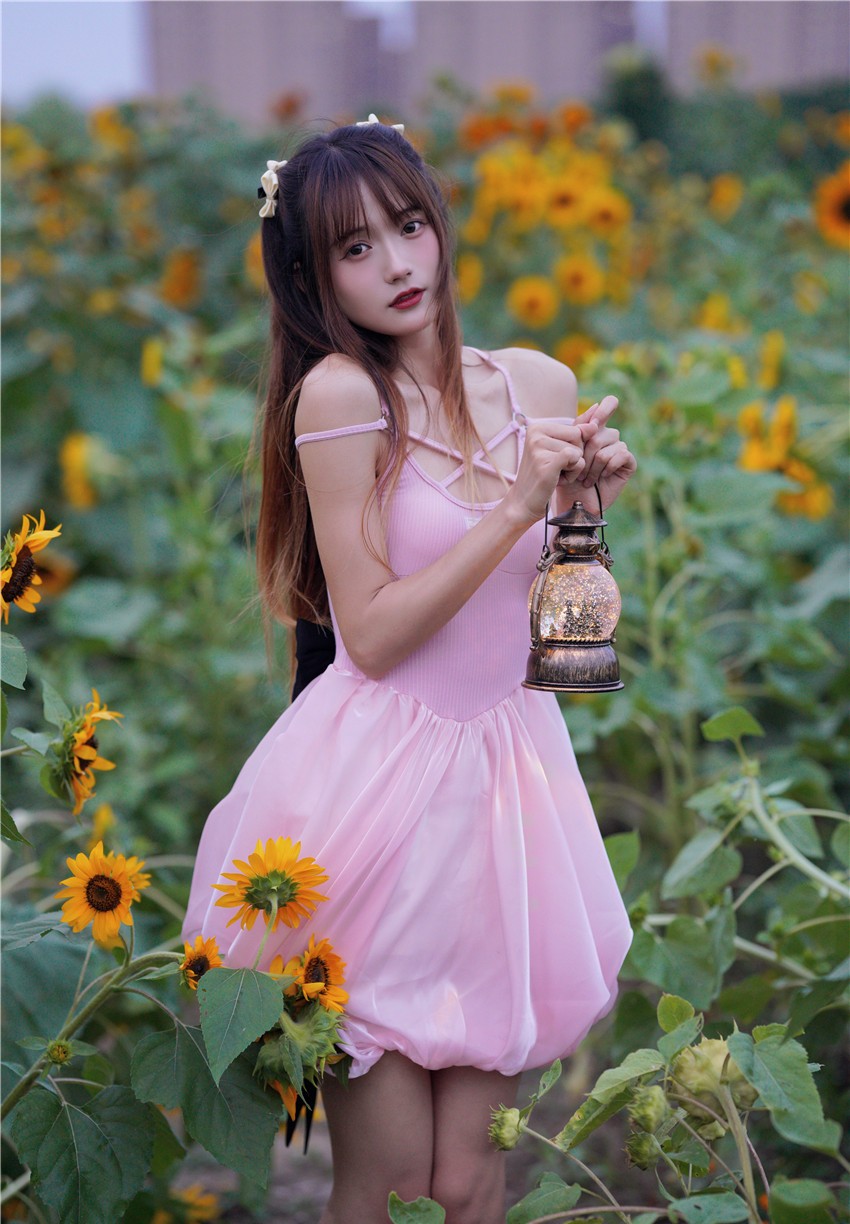 兔子Zzz不吃胡萝卜 蓝调向日葵少女 [28P-316MB]