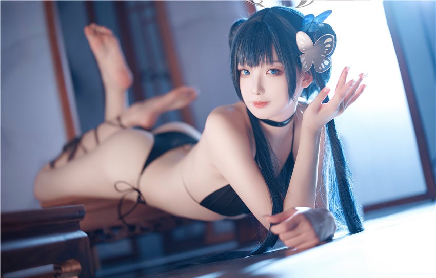 封疆疆v 碧蓝档案 妃咲 泳装 [30P-266MB]