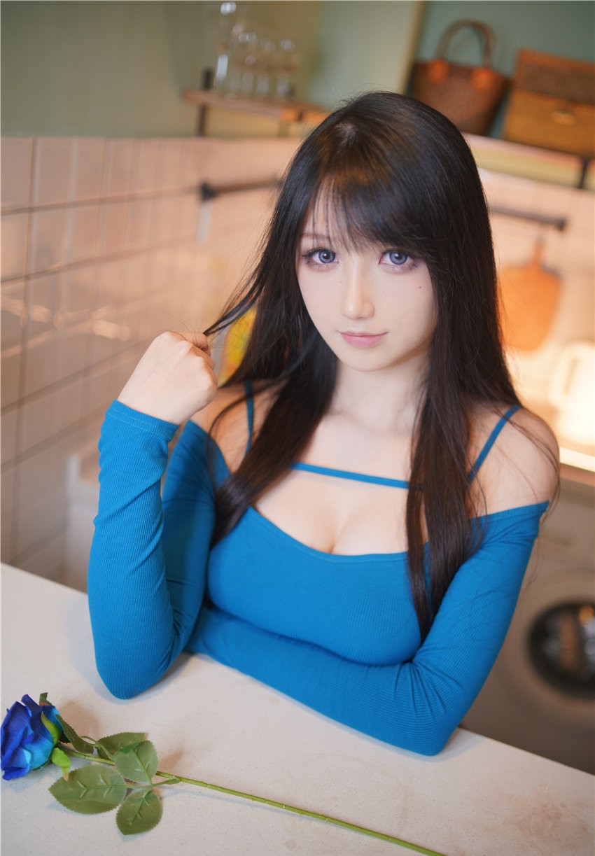 姬灵 生日限定蓝玫瑰[9P-95MB]