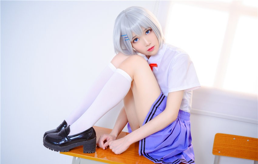 Tomoyo酱 鸢一折纸 校服 [12P-61MB]