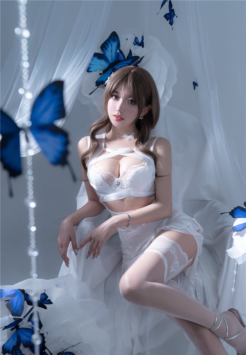 过期米线线喵 电子蝴蝶[52P-410MB]