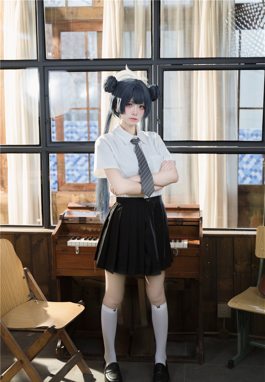 九柒喵 蔚蓝档案 妃咲JK [61P-517M]