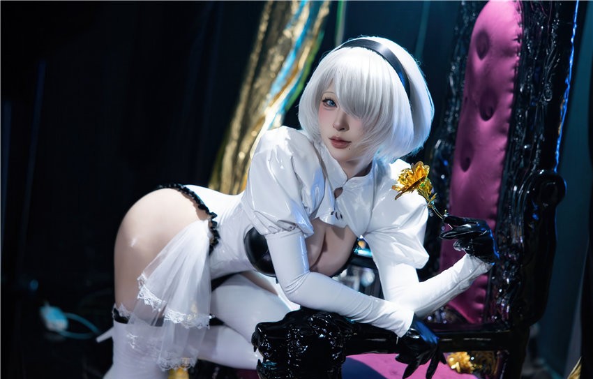 清水由乃 尼尔 2B 碧蓝套装 [71P1V-1.32GB]